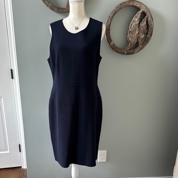 Armani Collezioni Dresses & Skirts - Armani Collezioni Blue Sleeveless Sheath Dress. Size 14